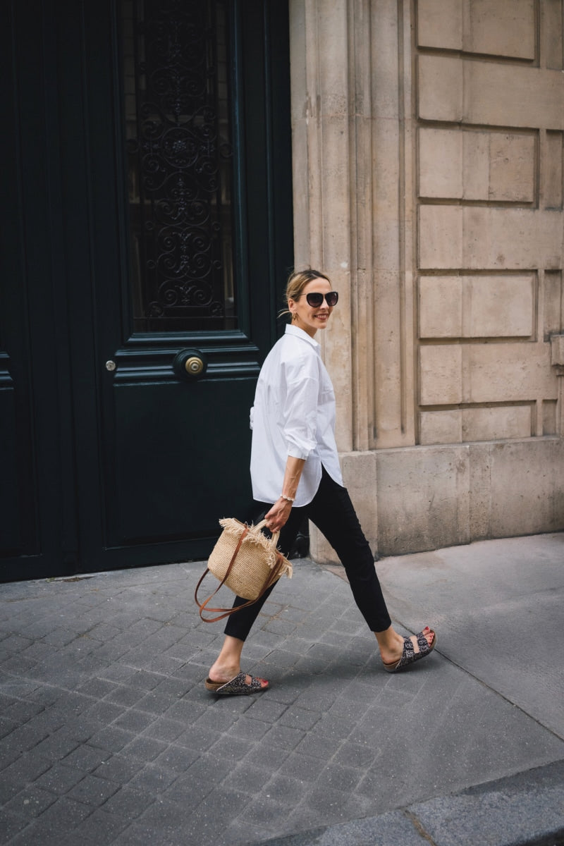Comment porter la chemise blanche oversize femme ?