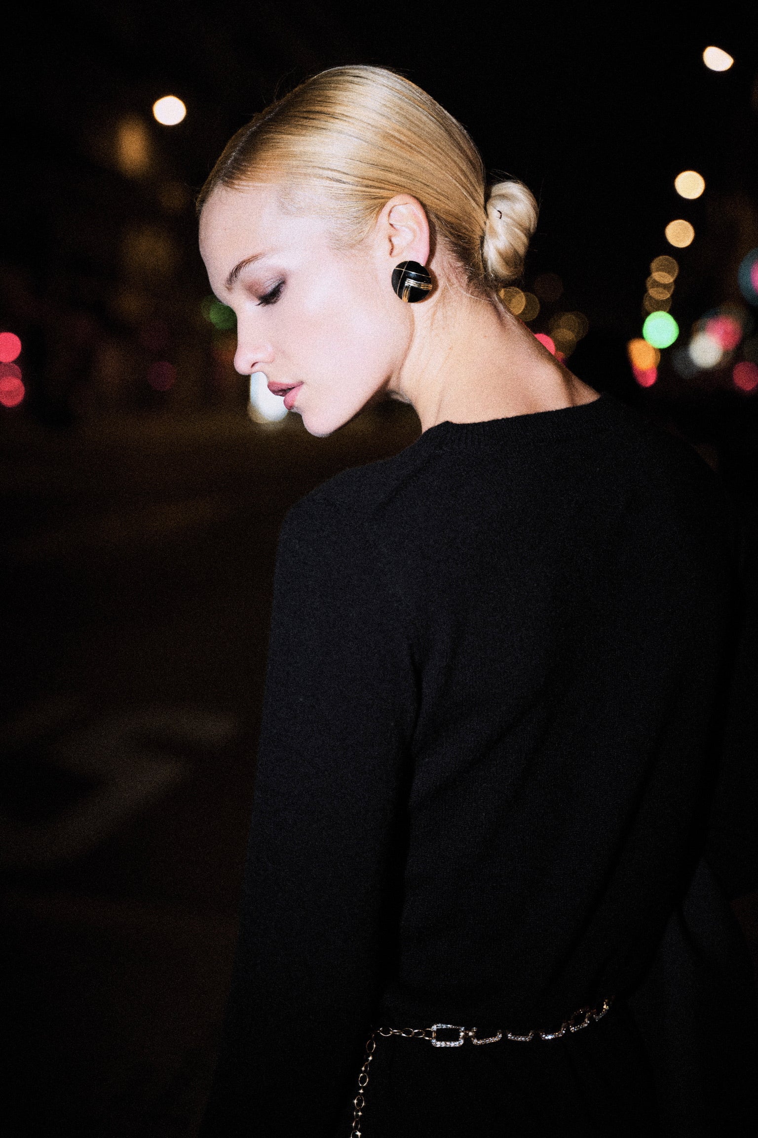 BOUCLES D'OREILLES VINTAGE - NOCTURNE