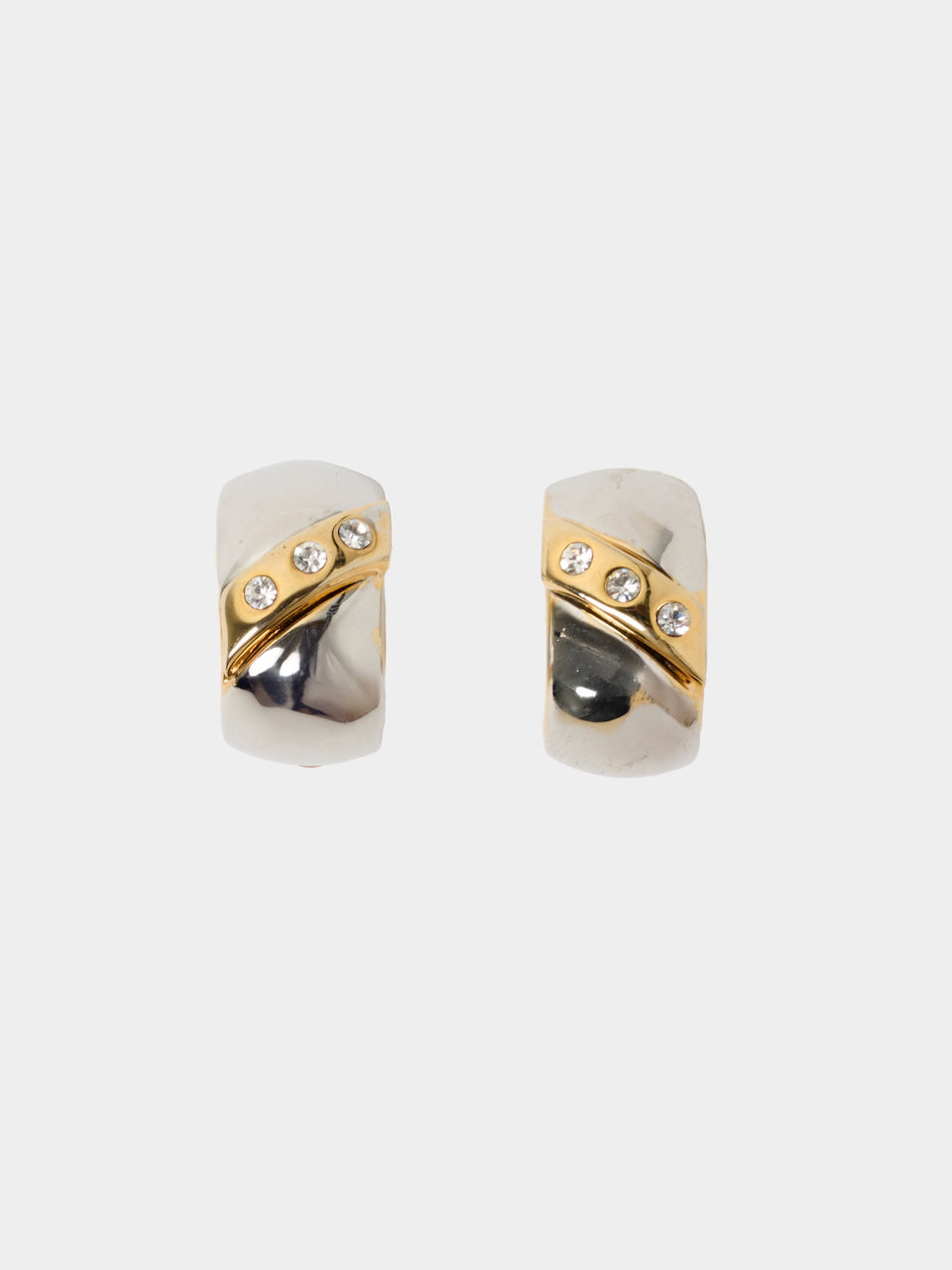 BOUCLES D'OREILLES VINTAGE - ONYX