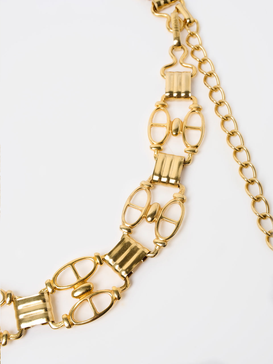 CEINTURE CHAÎNE VINTAGE - OEILLETS