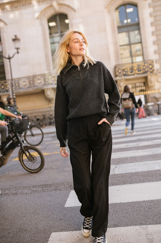 PANTALON VIC EN LAINE FINE