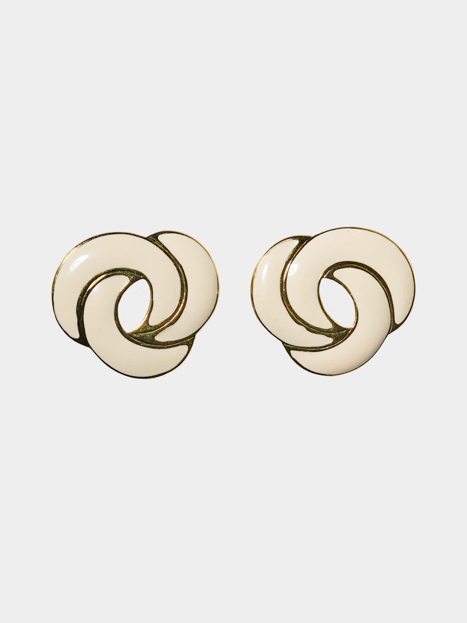 BOUCLES D'OREILLES VINTAGE - NEIGE