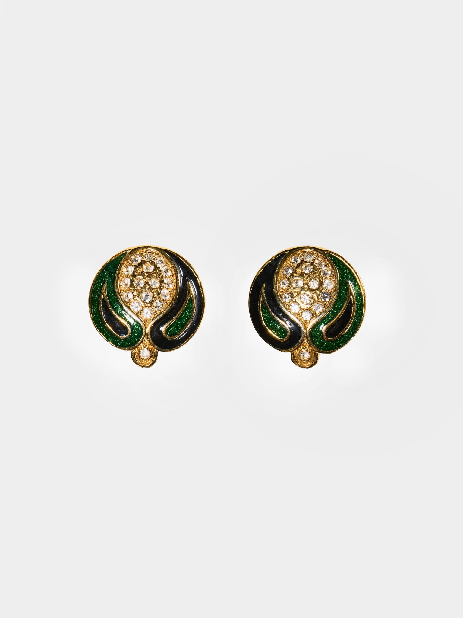 BOUCLES D'OREILLES VINTAGE - SPIRALE