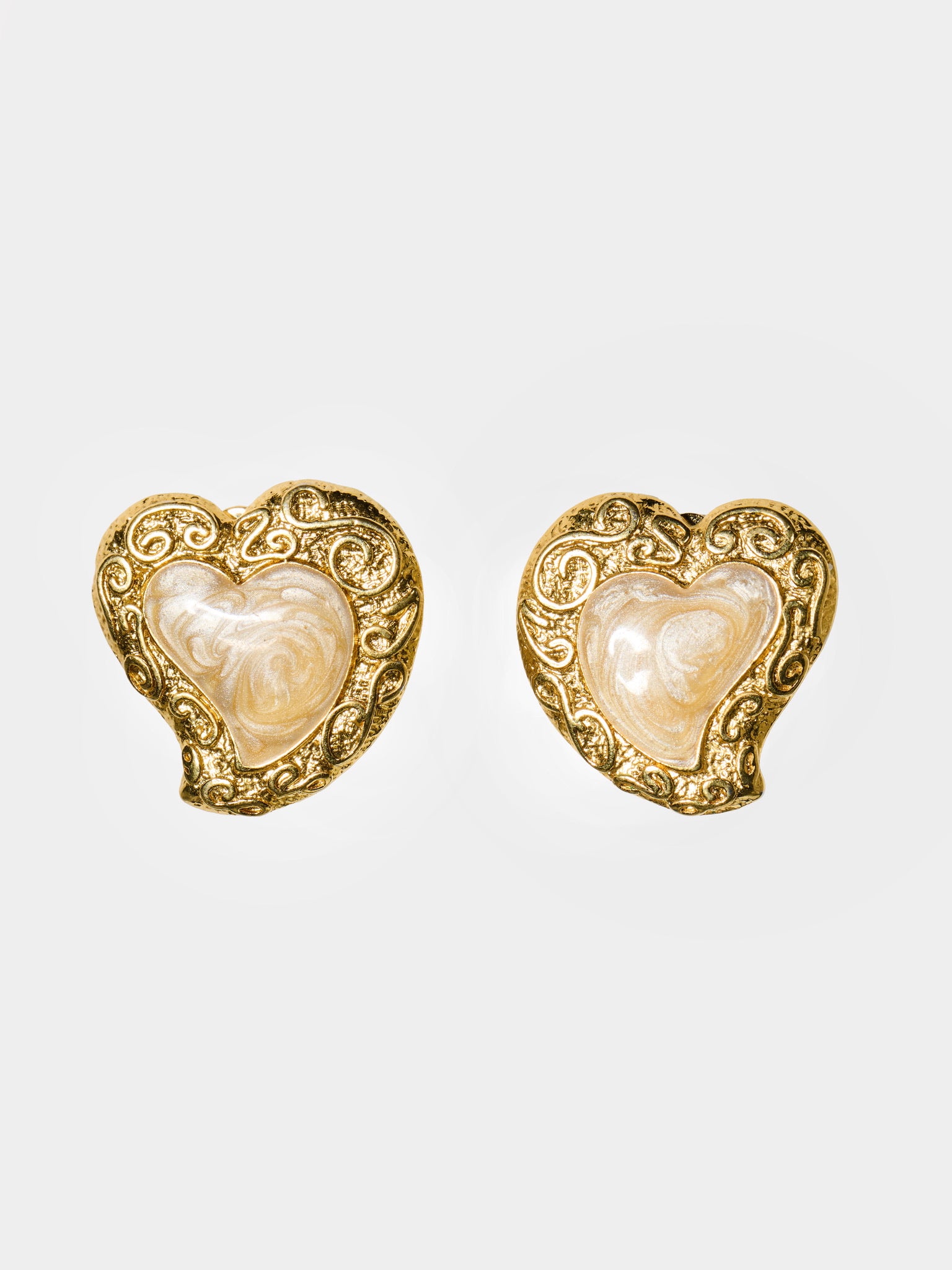 BOUCLES D'OREILLES VINTAGE - LOVE