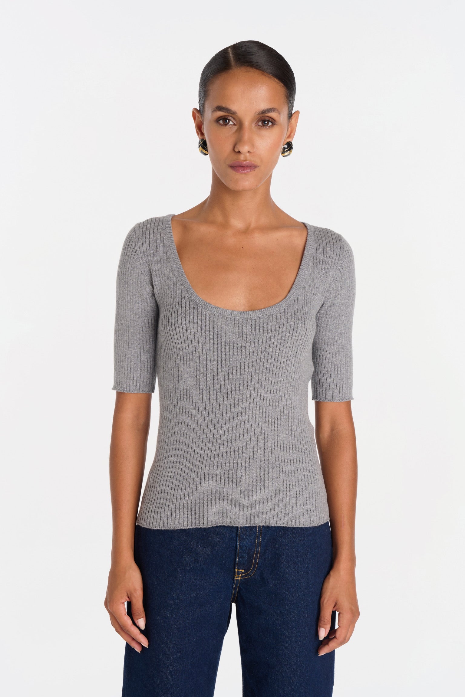 PULL KAROLINE - maille douce en coton et cachemire
