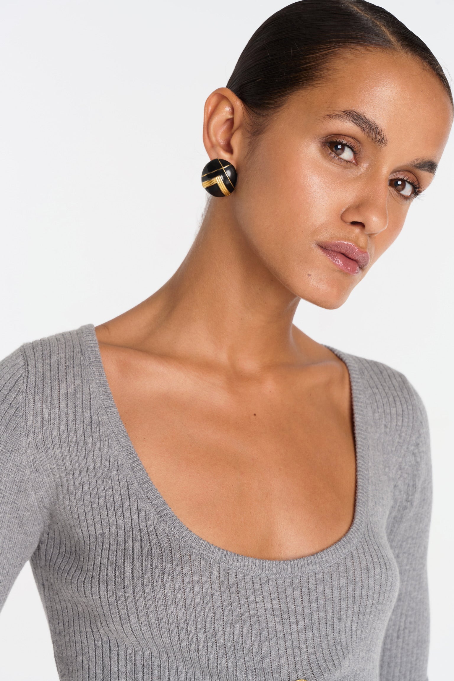 BOUCLES D'OREILLES VINTAGE - NOCTURNE