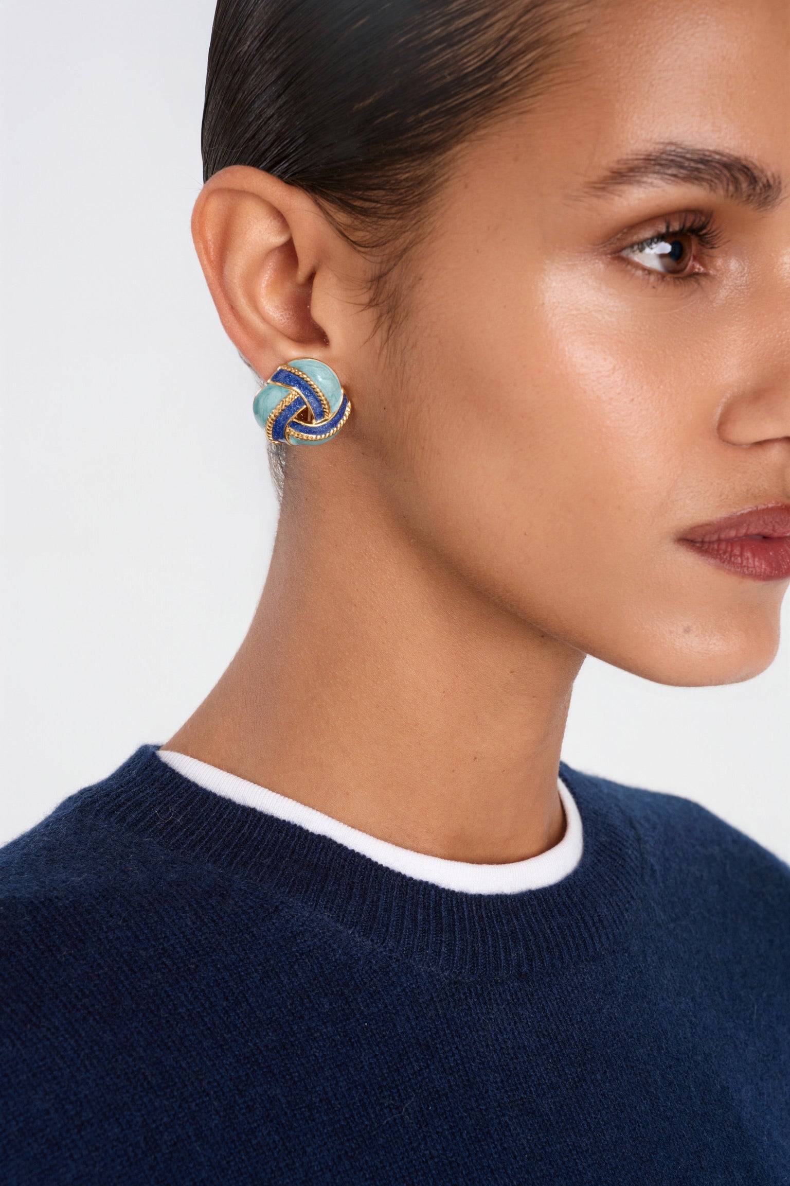 BOUCLES D'OREILLES VINTAGE - AZZURA