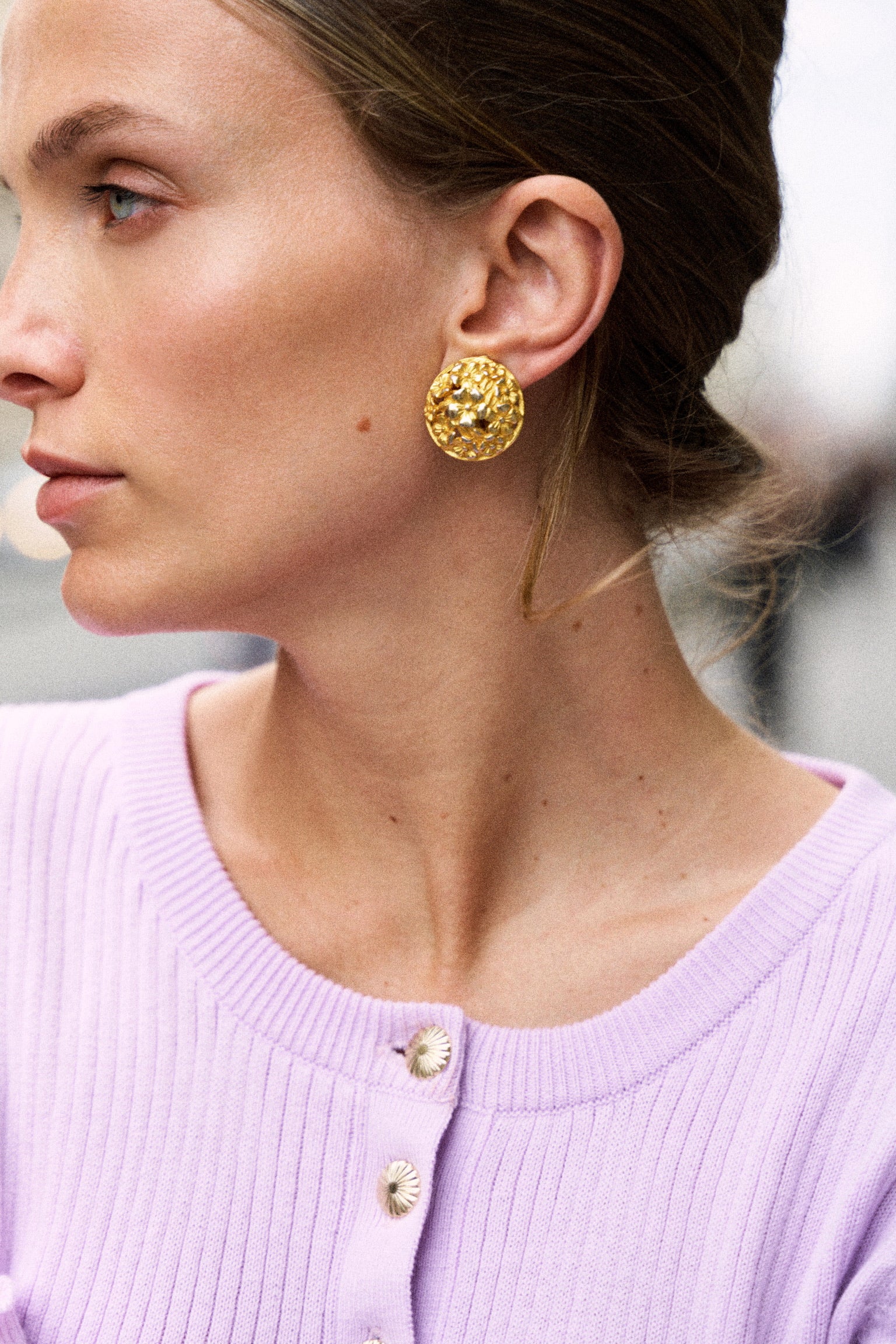 BOUCLES D'OREILLES VINTAGE -  SOLARIS