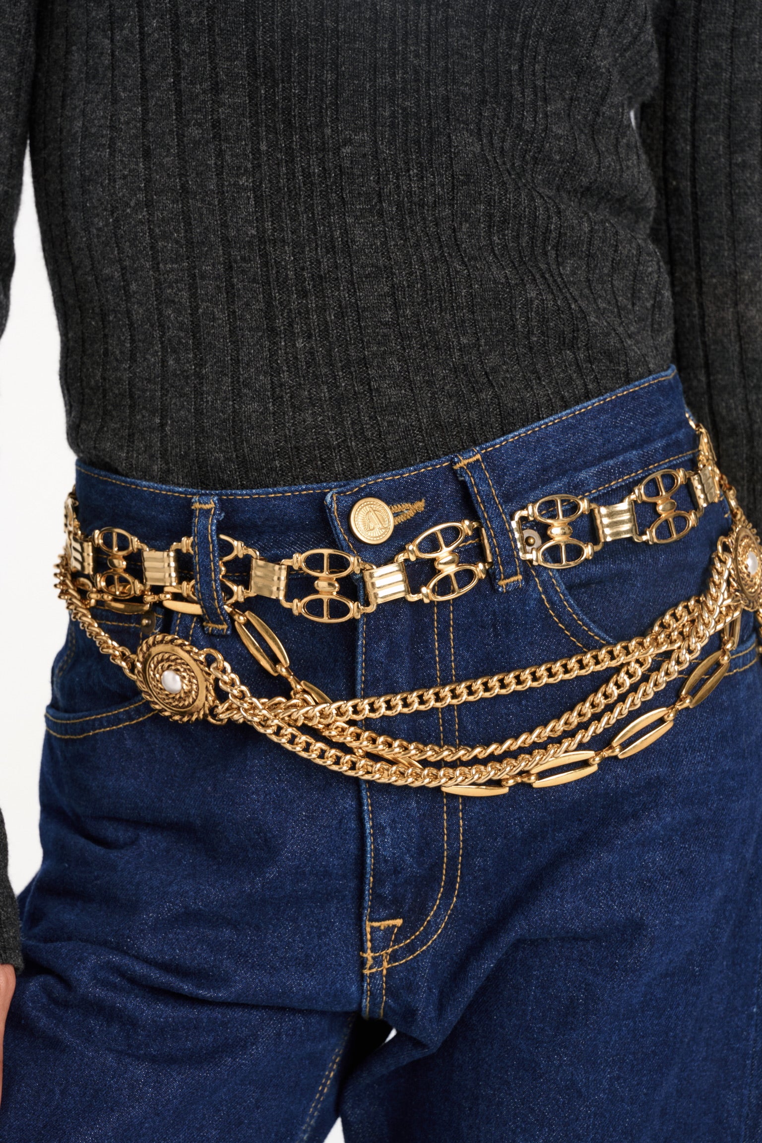 CEINTURE CHAÎNE VINTAGE - COUTURE
