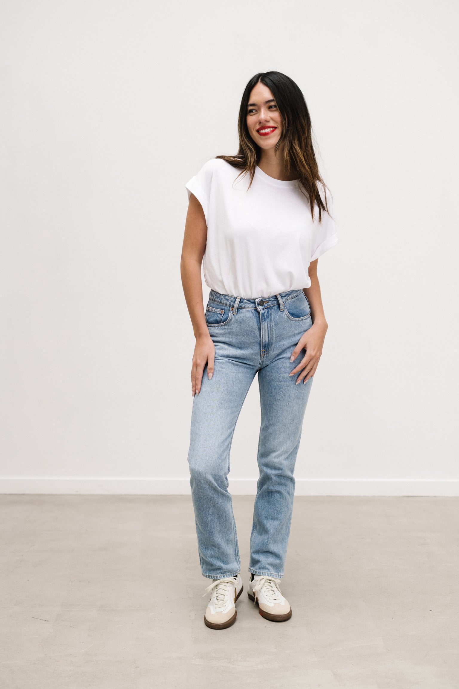 JEAN JOAN BLEU CLAIR en coton biologique
