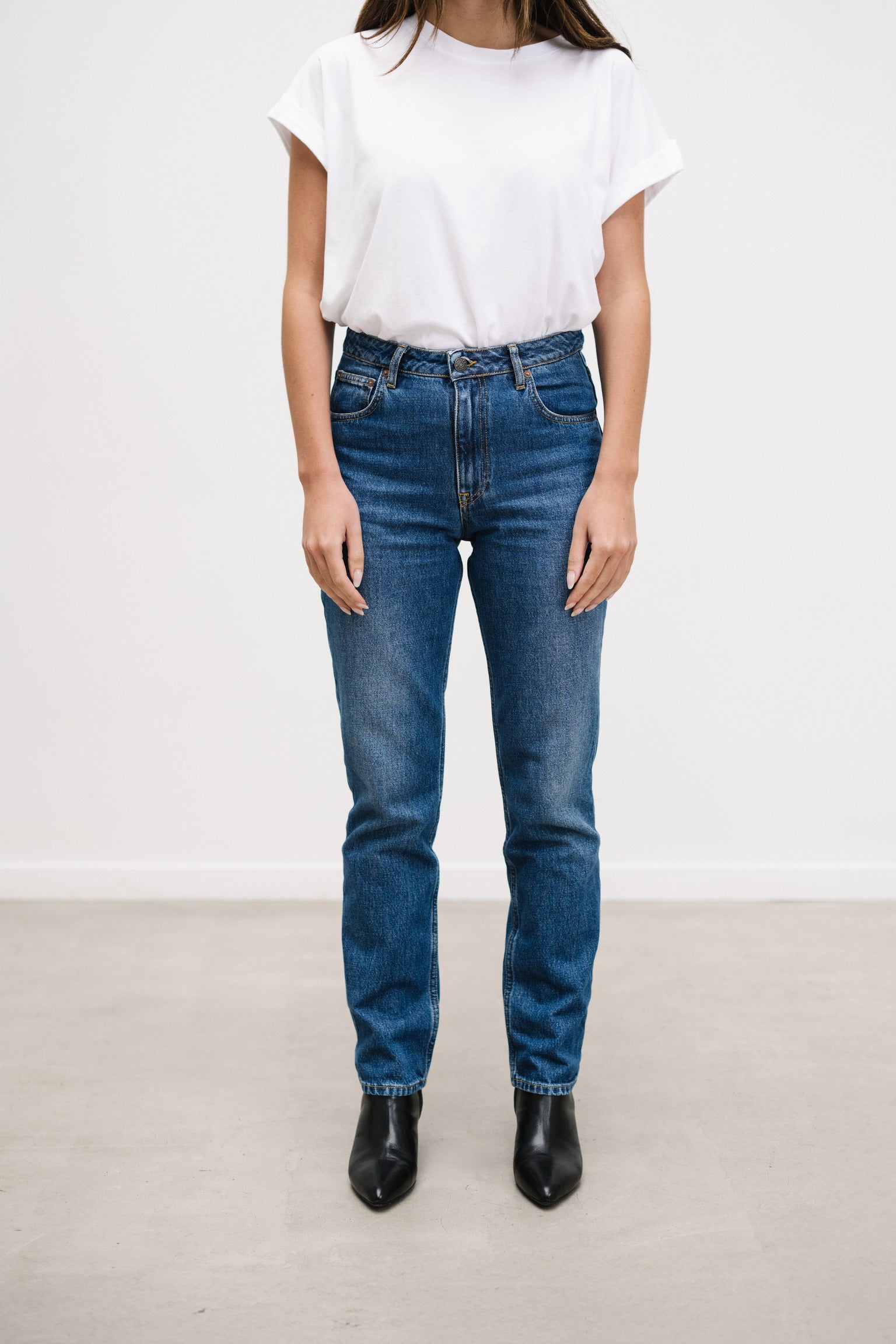 JEAN JOAN - BLEU MOYEN en coton biologique
