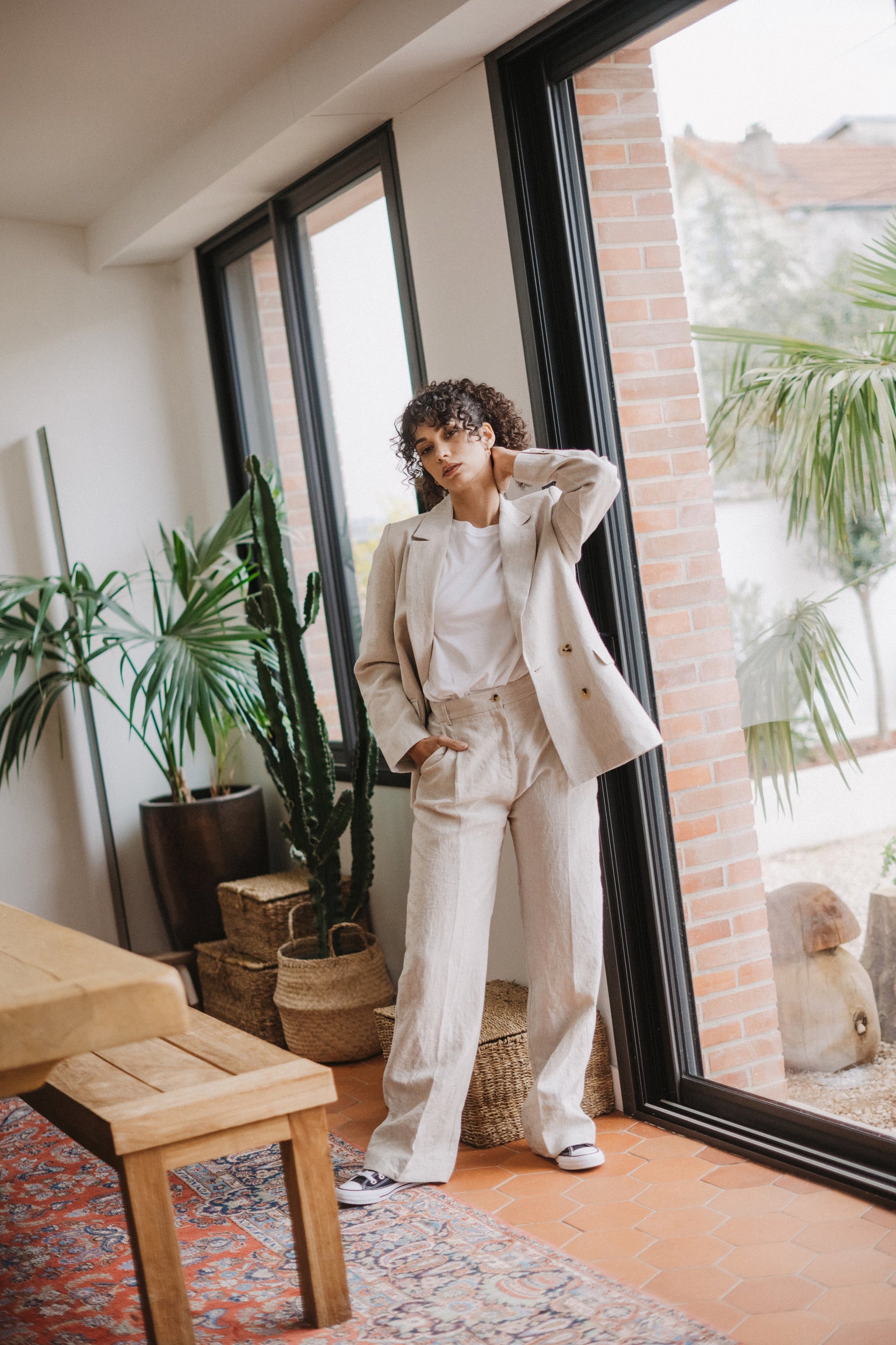 PANTALON VIC EN LIN