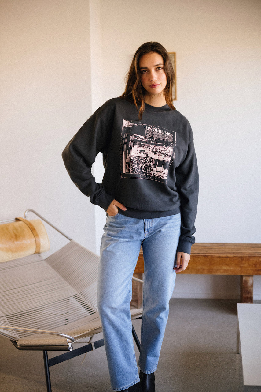 SWEAT RECORD en teinture naturelle